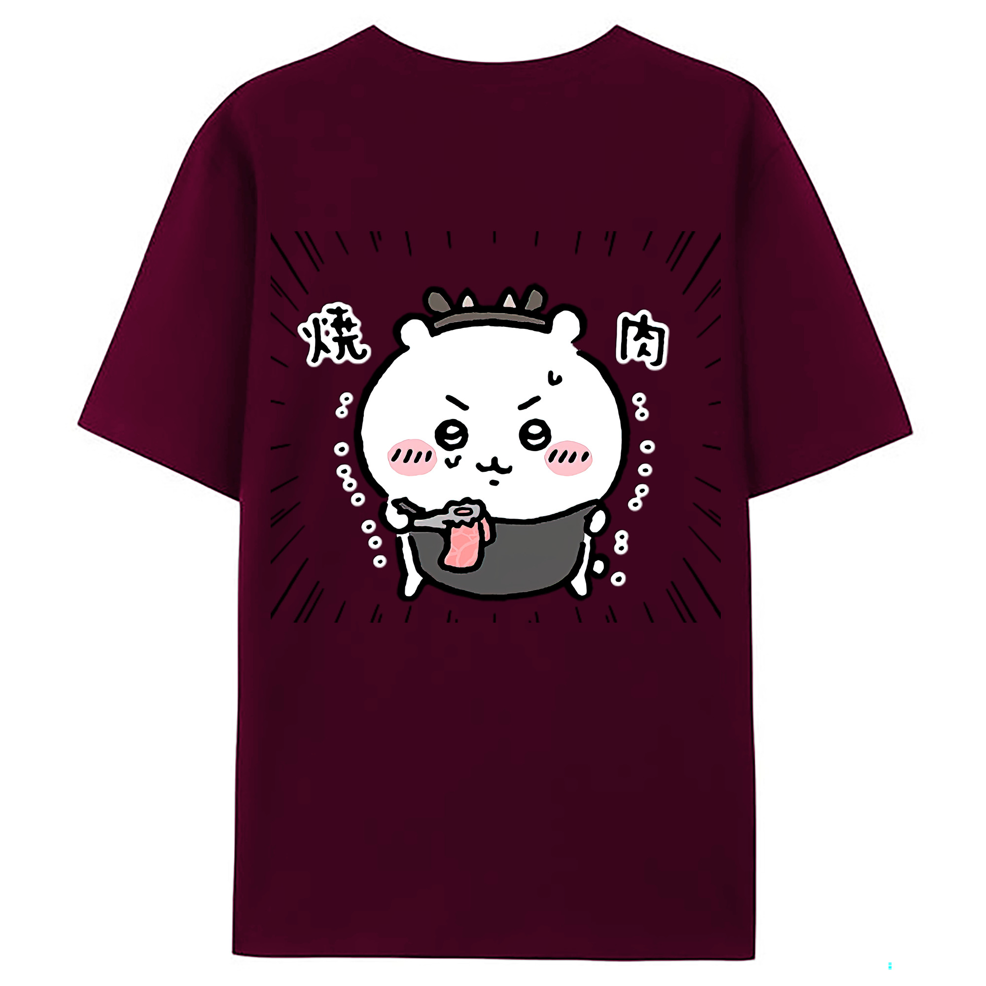 （画像用） ちいかわ ちいかわ Chii-kawa chiikawa レディース半袖Tシャツ(バックプリント)
